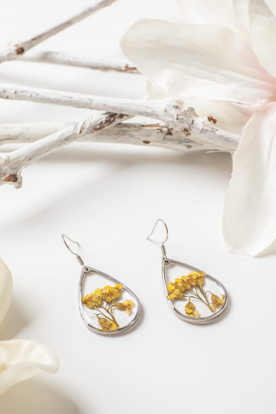 Ohrhänger Schafgarbe Tropfen