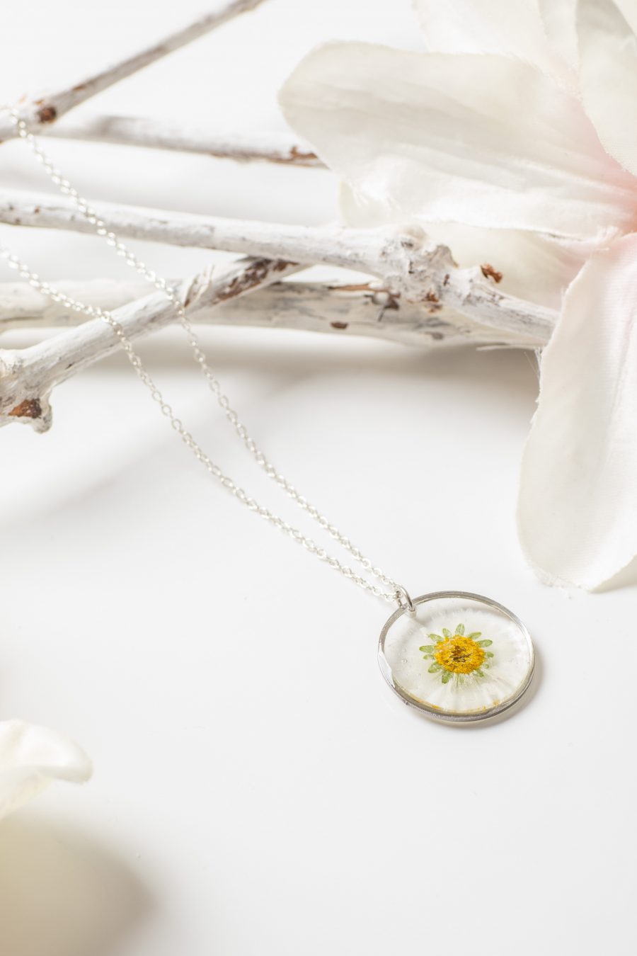 Anhänger Rund Gänseblümchen